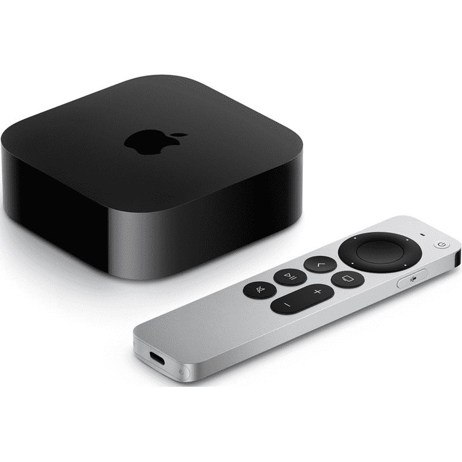 Apple TV 4K (2022), 128GB Flash, Bluetooth, Wi-Fi, LAN, Generatia 3 (Negru/Argintiu) fotografia produsului View 3 L