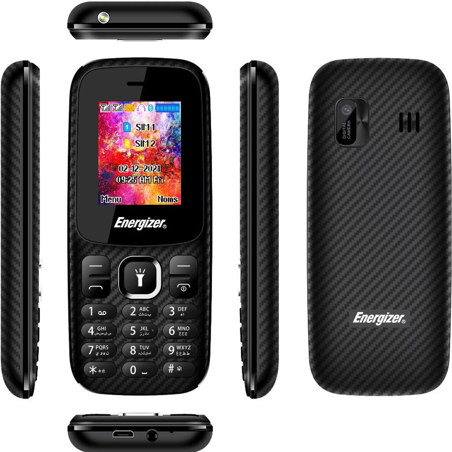 Telefon Mobil Energizer E13, 2G, Dual SIM (Negru) fotografia produsului View 4 L
