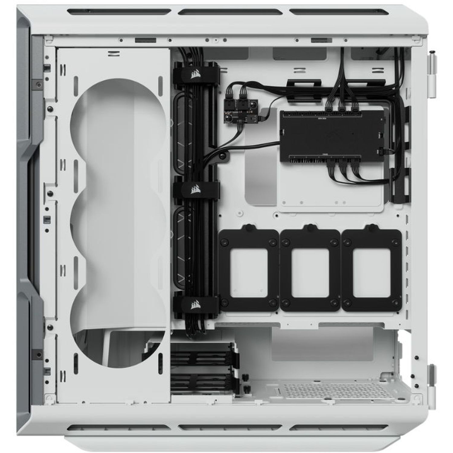 Carcasa Corsair 5000T RGB, MidTower, Tempered Glass (Alb) fotografia produsului View 8 L