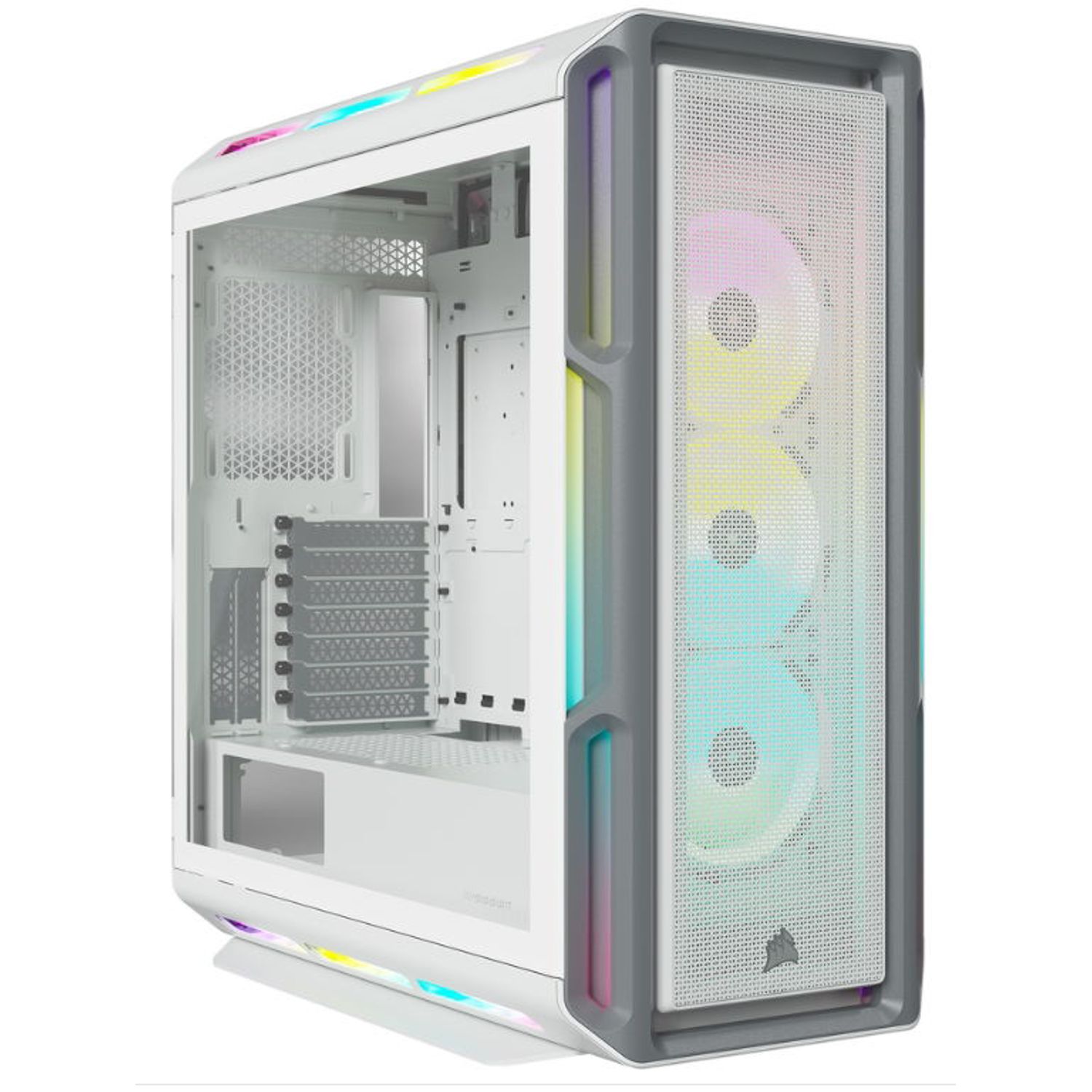 Carcasa Corsair 5000T RGB, MidTower, Tempered Glass (Alb) fotografia produsului