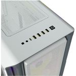 Carcasa Corsair 5000T RGB, MidTower, Tempered Glass (Alb) fotografia produsului View 3 S