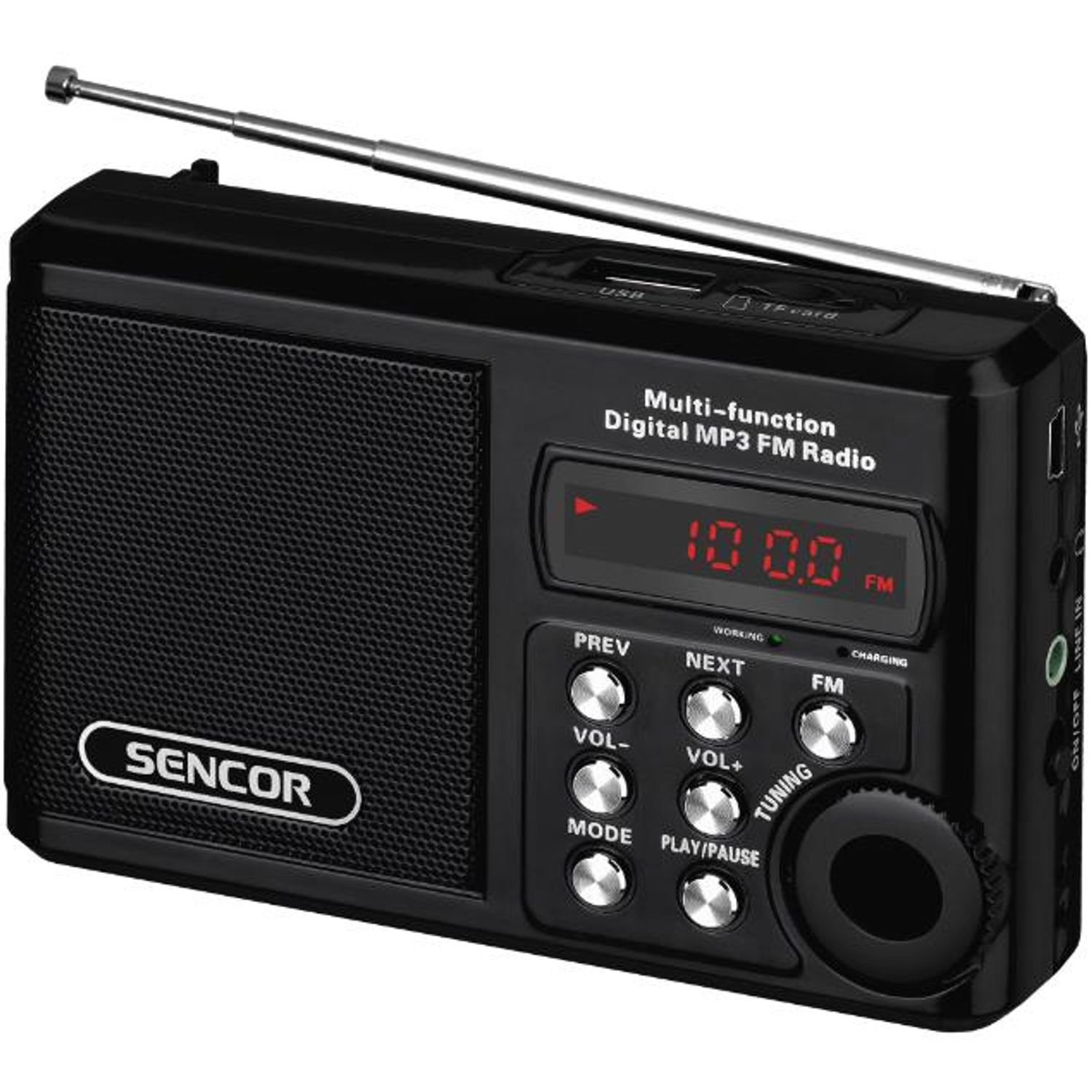 Radio Sencor SRD 215 (Negru) fotografia produsului