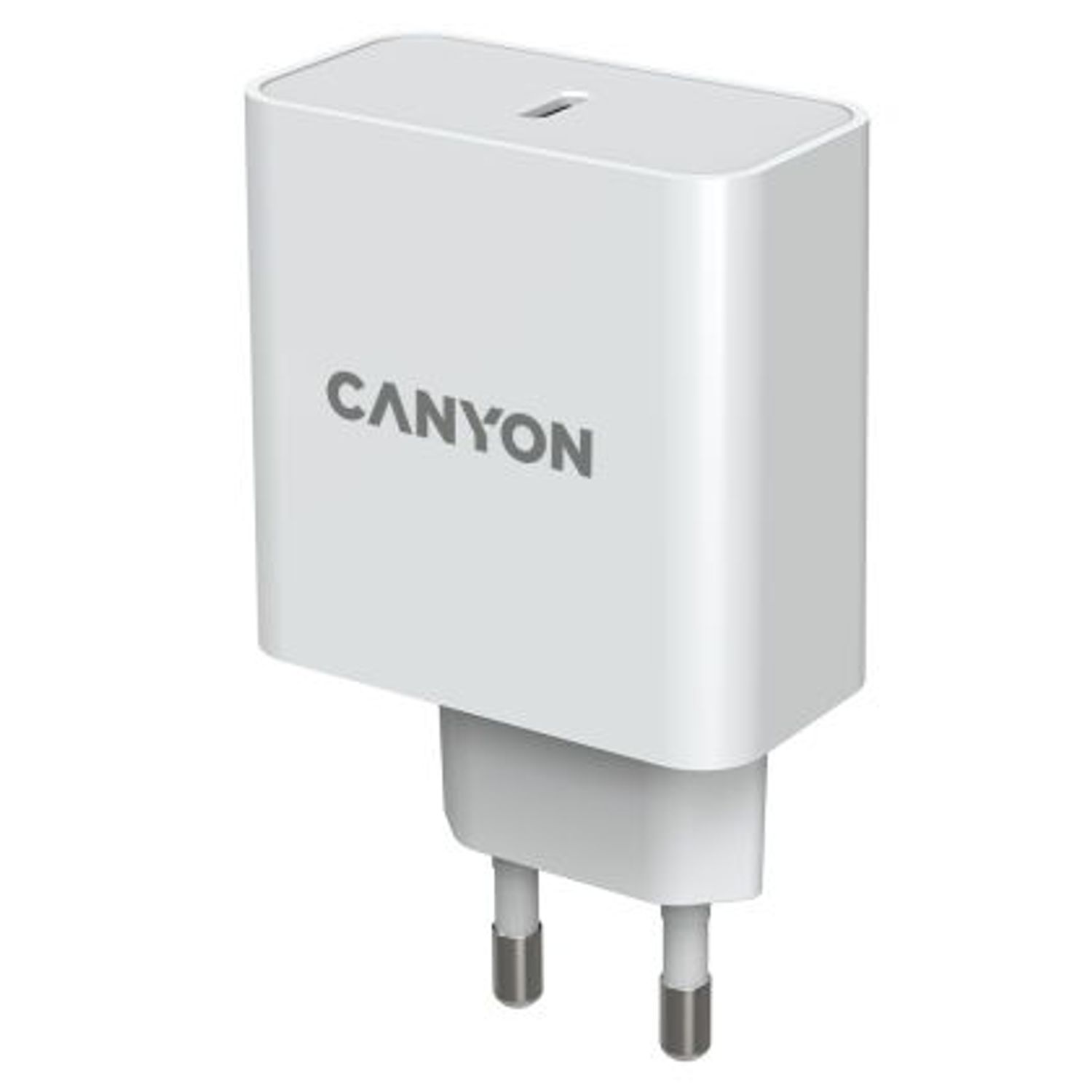 Incarcator Retea Canyon H-65, USB-C, 65W, (Alb) fotografia produsului View 3 L