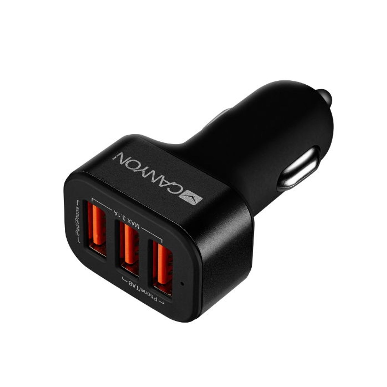 Incarcator auto Canyon CNE-CCA06B, 3 x USB, 3.1A (Negru) fotografia produsului