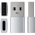 Adaptor Satechi ST-TAUCS, USB Type-C - USB (Argintiu) fotografia produsului View 3 S