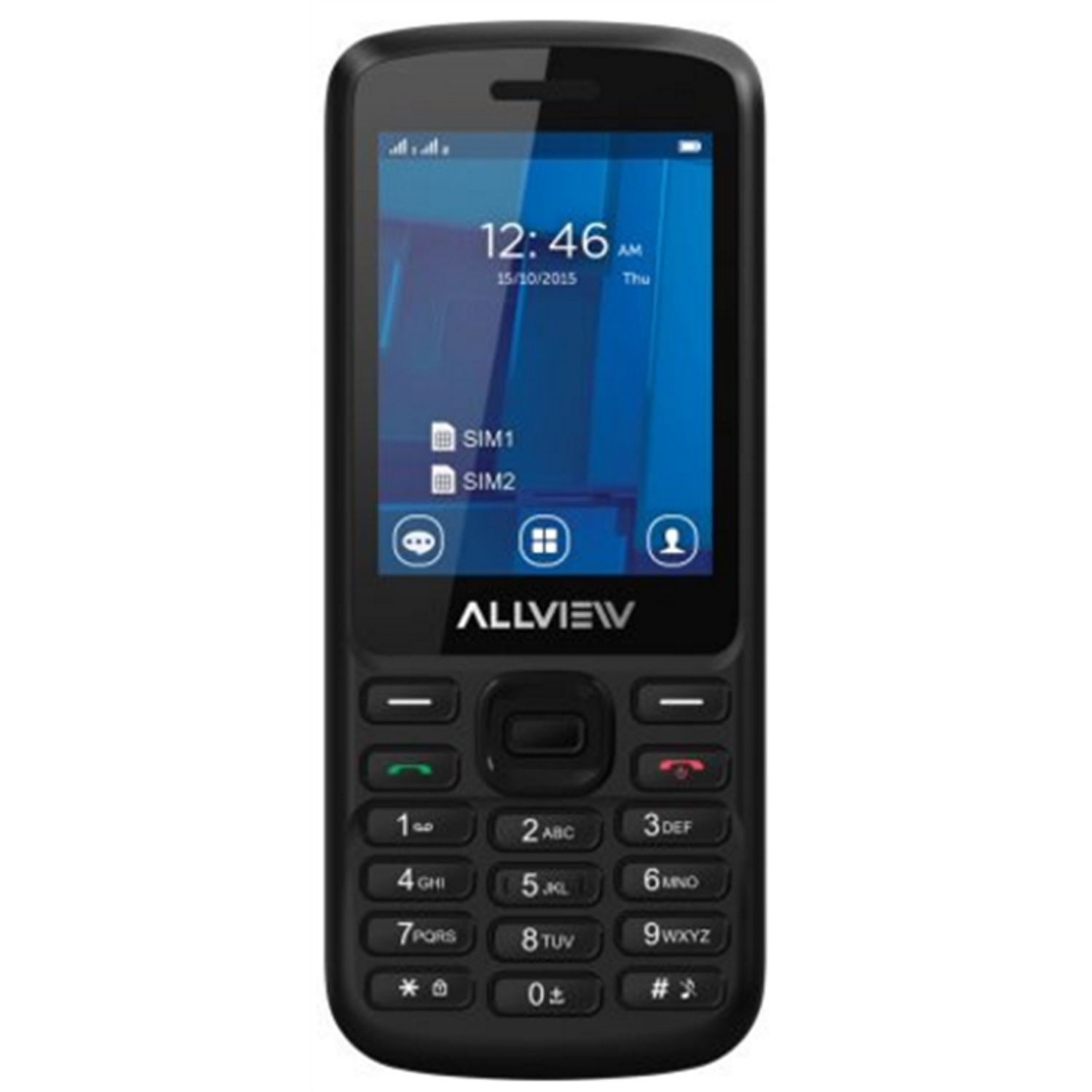Telefon Mobil Allview M9 Join, TFT 2.4", Bluetooth, 3G, Dual Sim (Negru) fotografia produsului