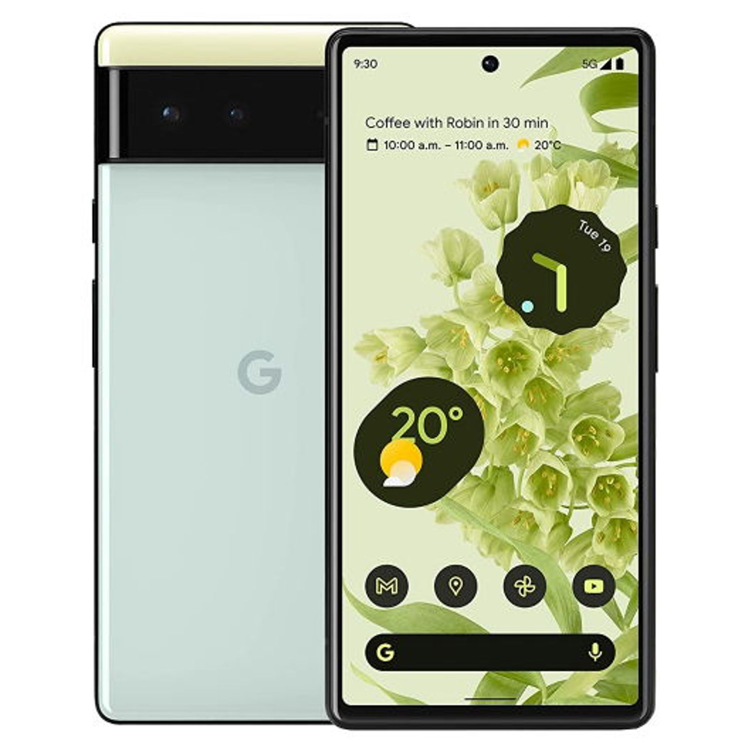 Telefon Mobil Google Pixel 6, Procesor Google Tensor Octa-Core, AMOLED Capacitive Touchscreen 6.4", 90Hz refresh - 0810029930468 fotografia produsului View 3 L