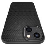Husa Protectie Spate Spigen Liquid Air pentru iPhone 13 (Negru) fotografia produsului View 4 S