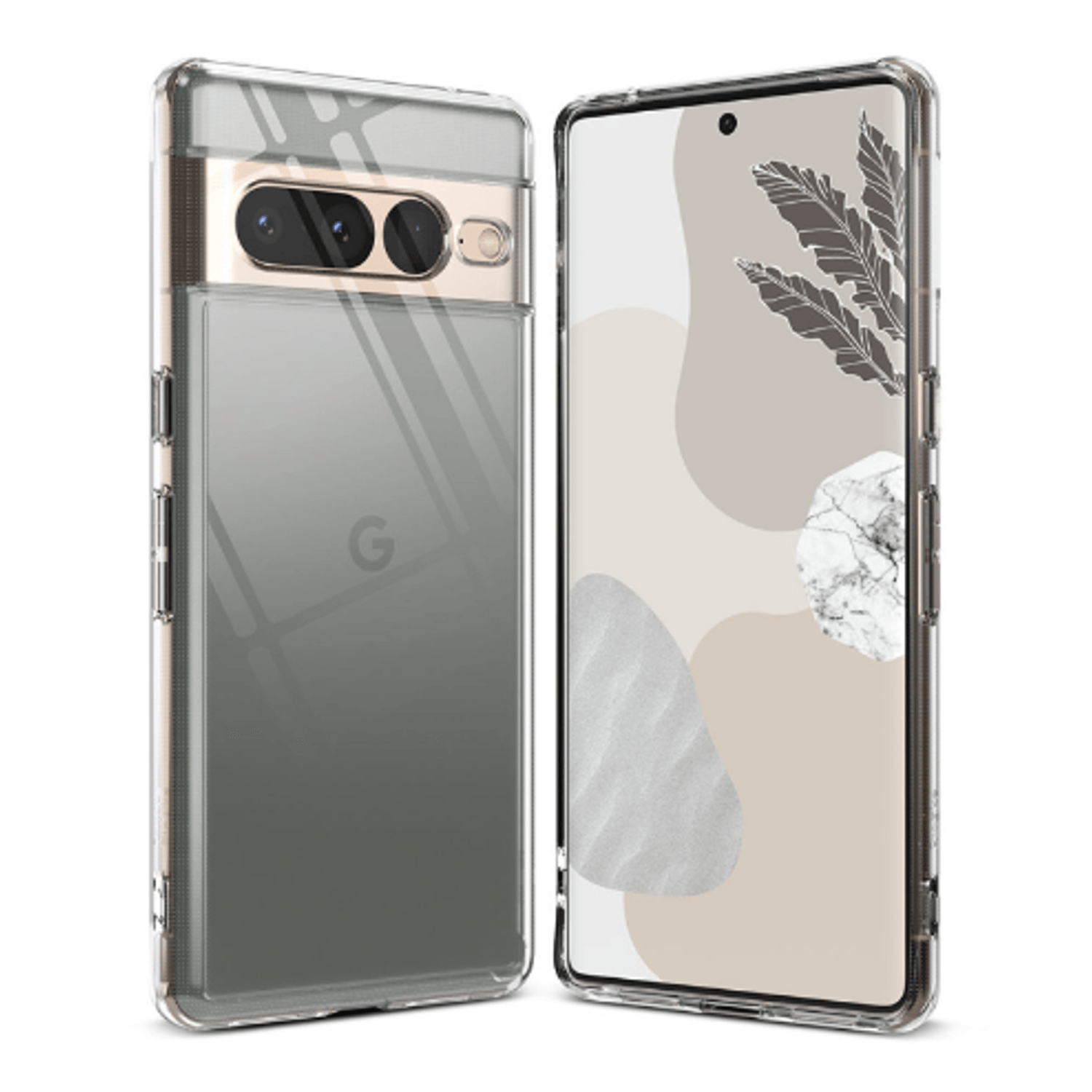 Protectie Spate Ringke Fusion TPU  pentru Google Pixel 7 Pro (Transparent) fotografia produsului