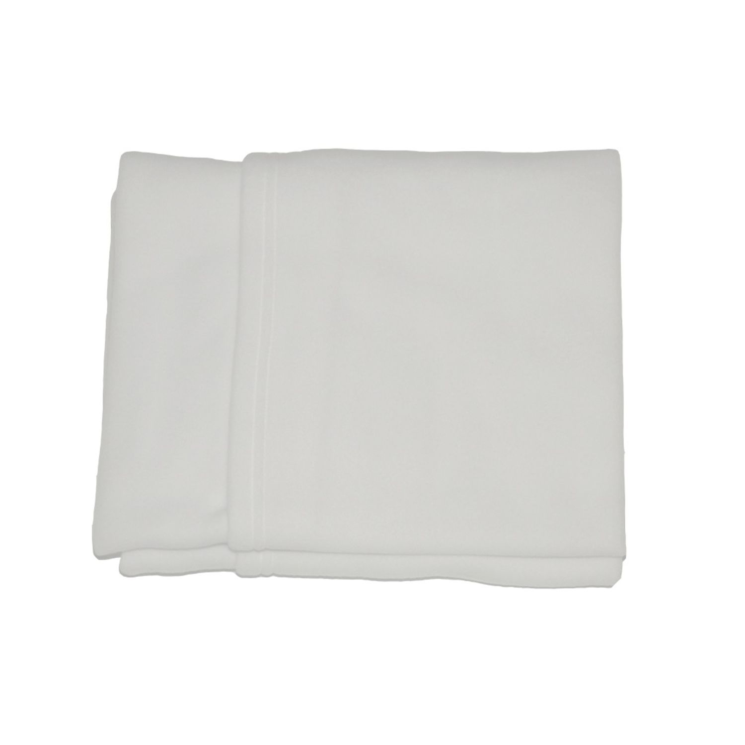 Paturica fleece 75 x 100 cm Alb fotografia produsului View 4 L
