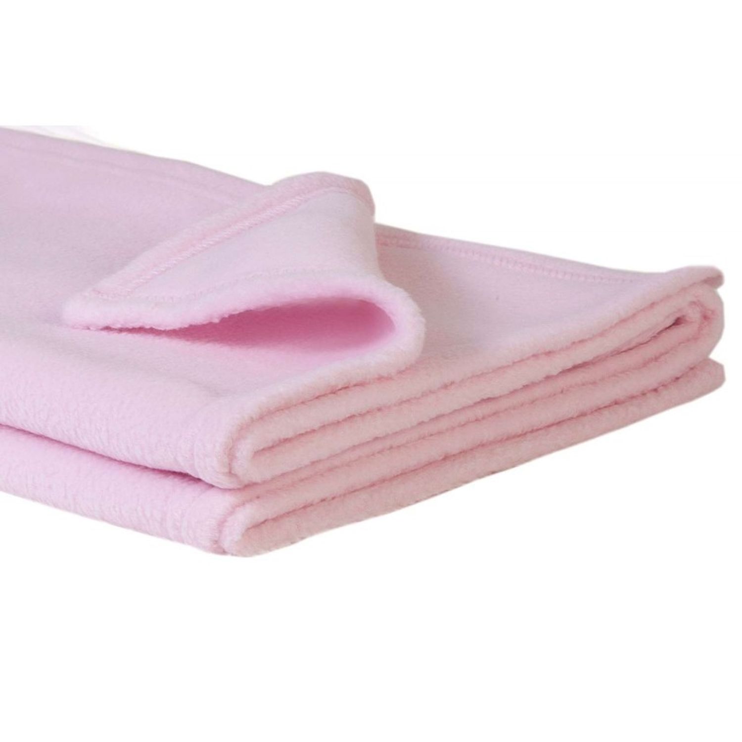 Paturica fleece 100 x 150 cm Roz fotografia produsului View 2 L