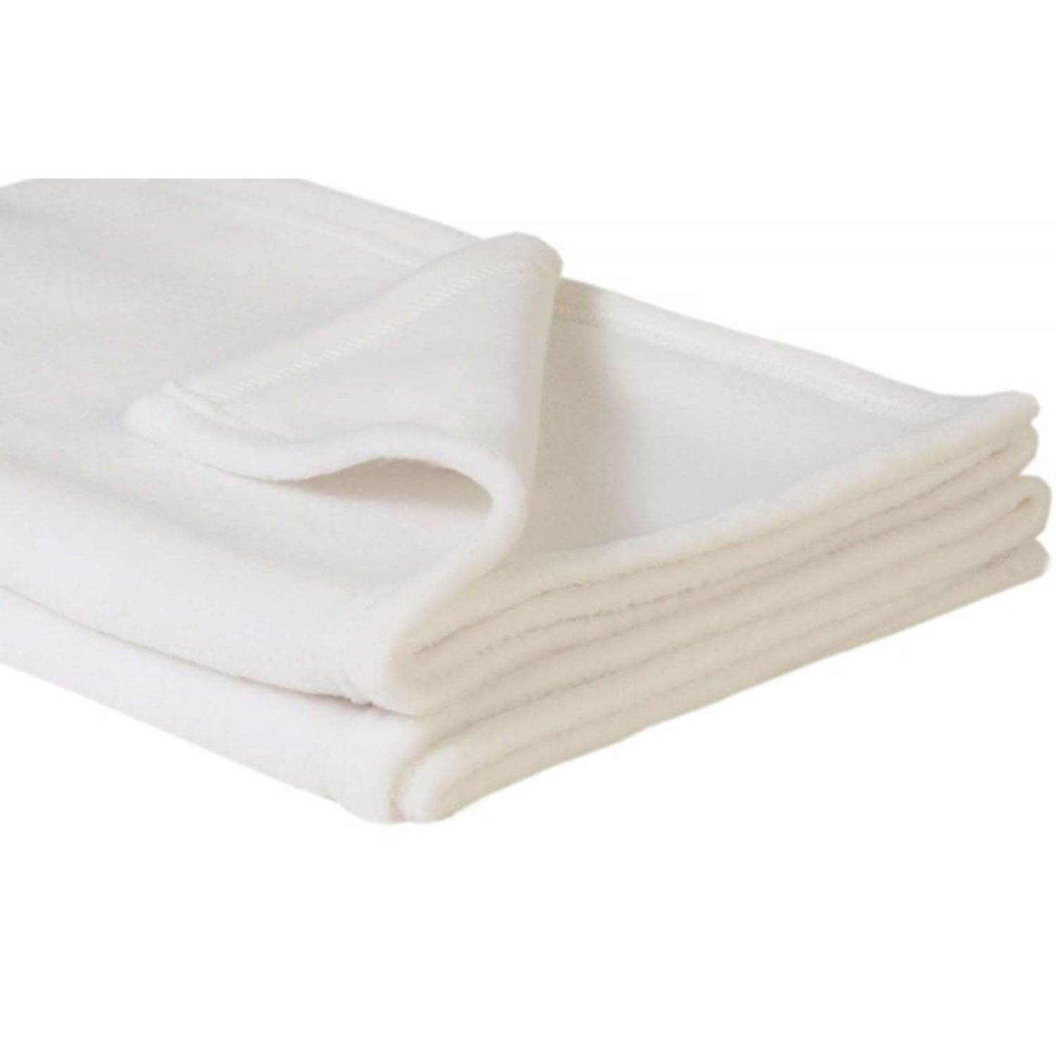 Paturica fleece 75 x 100 cm Crem fotografia produsului View 2 L