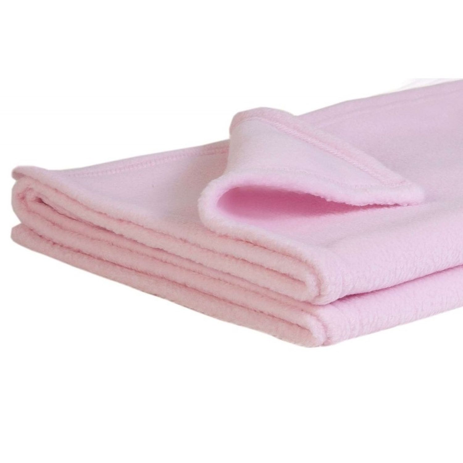 Paturica fleece 100 x 150 cm Roz fotografia produsului View 3 L
