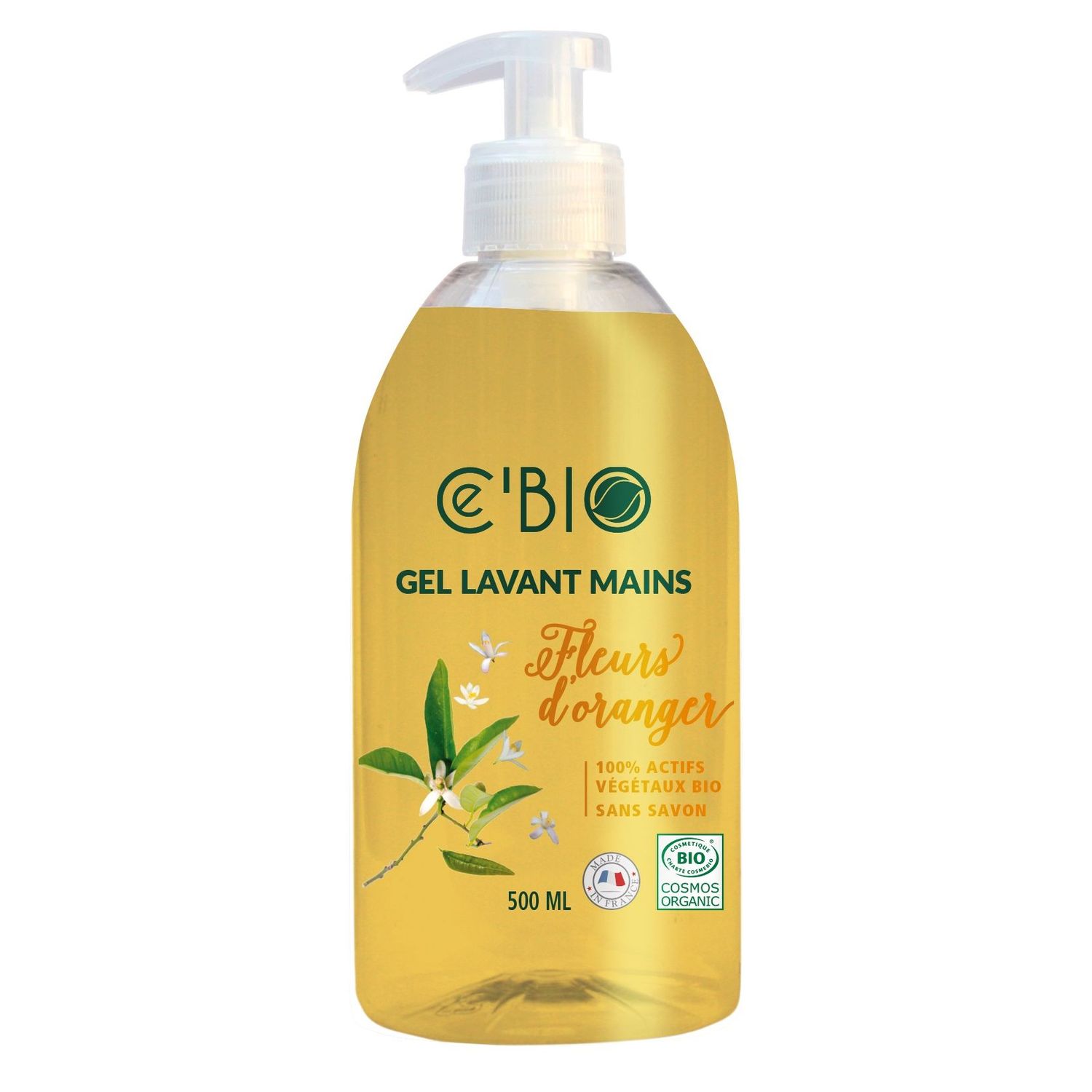 Sapun lichid BIO pentru maini cu floare de portocal 500 ml CE'BIO fotografia produsului