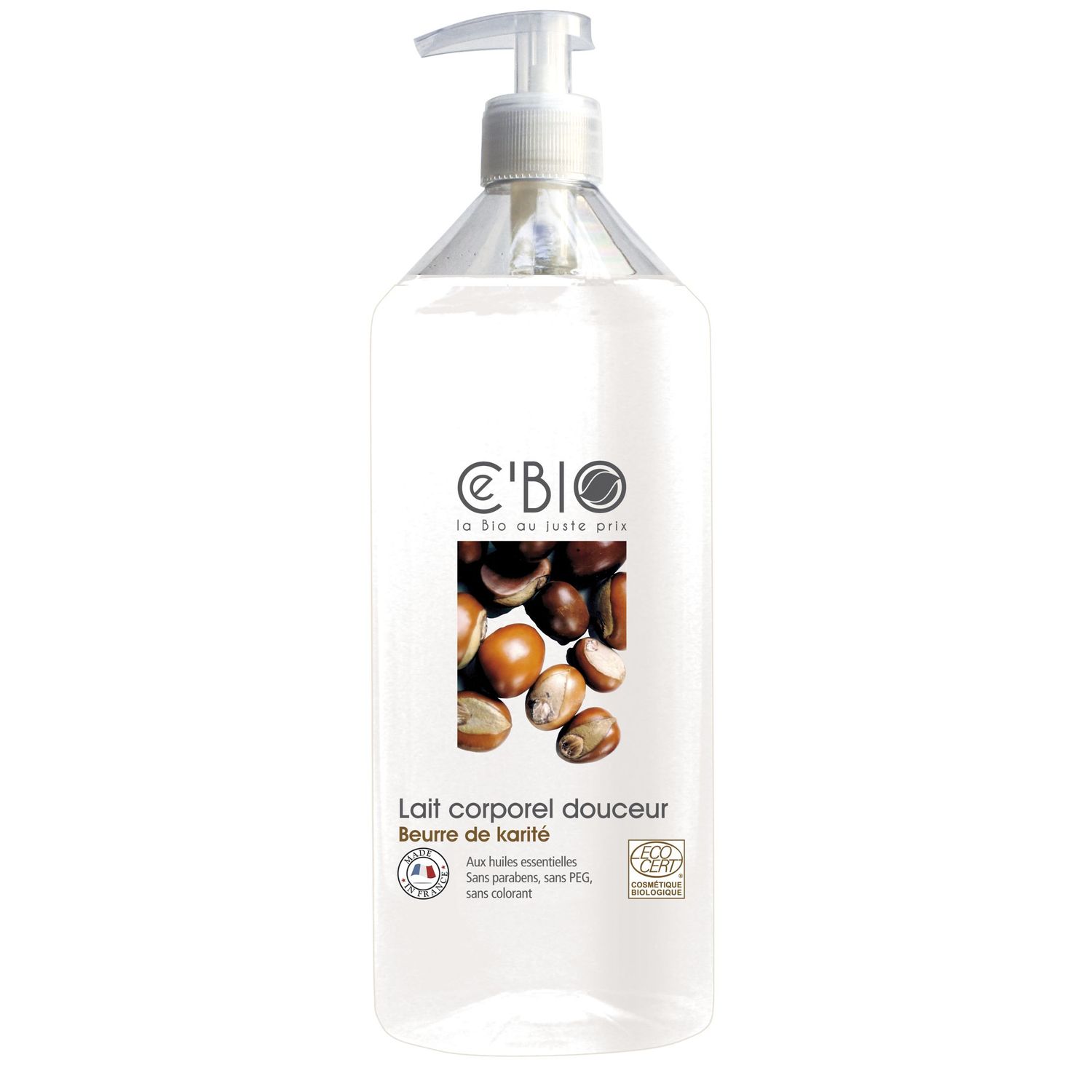 Lapte de corp organic hidratant cu unt de shea 500 ml CE'BIO fotografia produsului