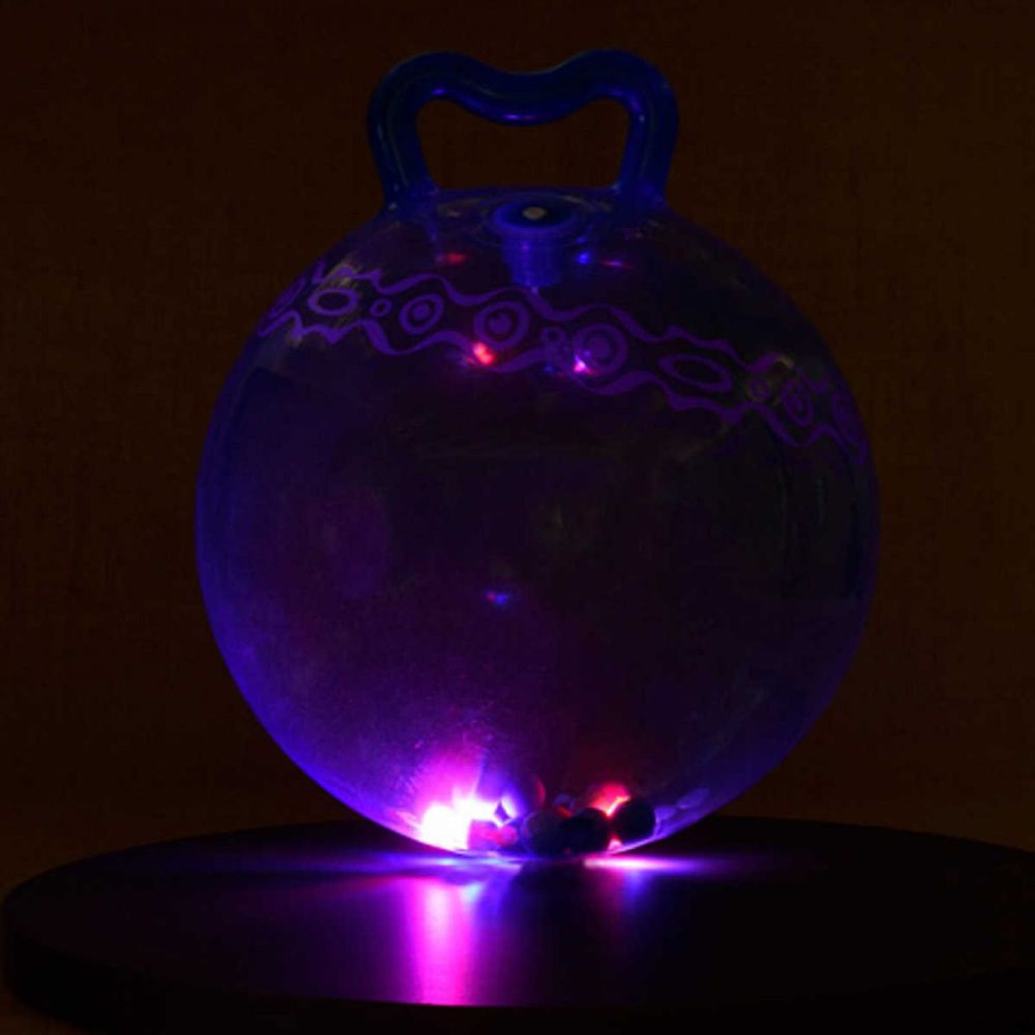 Minge pentru sarit albastra cu bile luminoase B.Toys fotografia produsului View 3 L