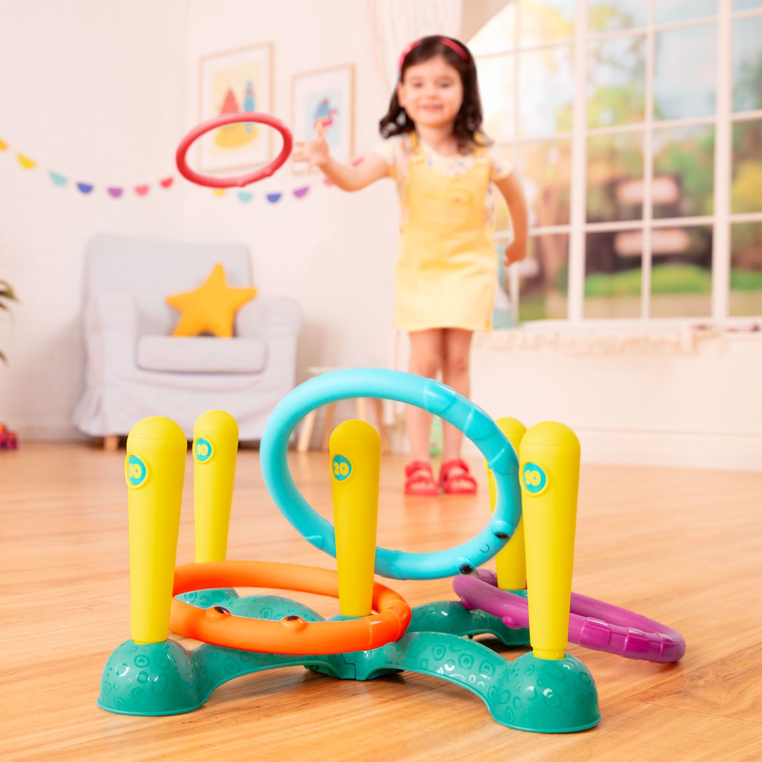 Joc de aruncat inele B.Toys fotografia produsului View 6 L