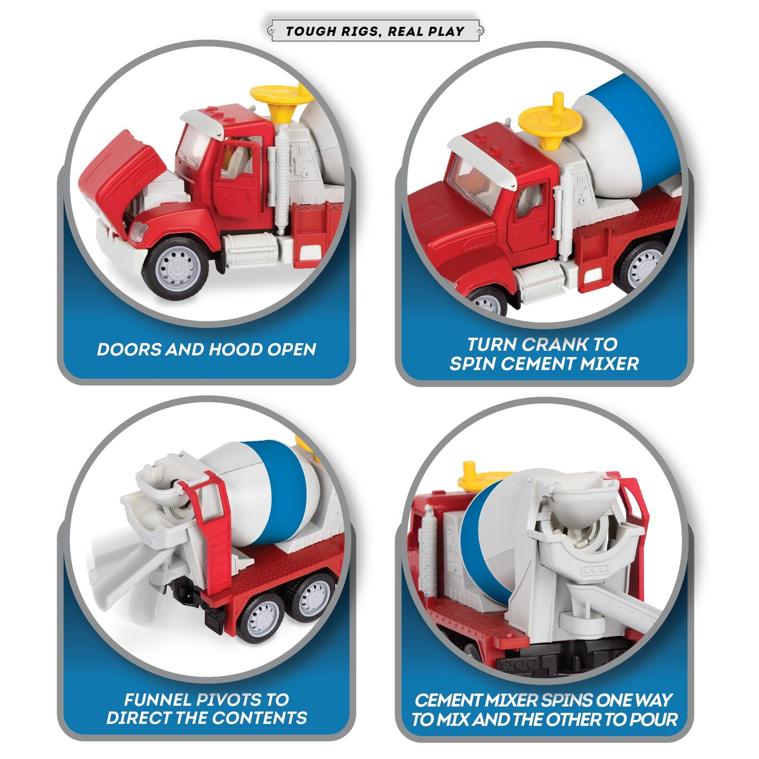 Betoniera Micro Driven 22.8 x 10.2 x 10.2 cm fotografia produsului View 5 L