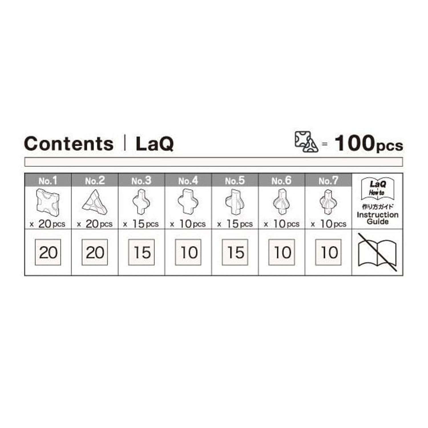 Jucarii LaQ Freestyle alb 100 piese fotografia produsului View 4 L