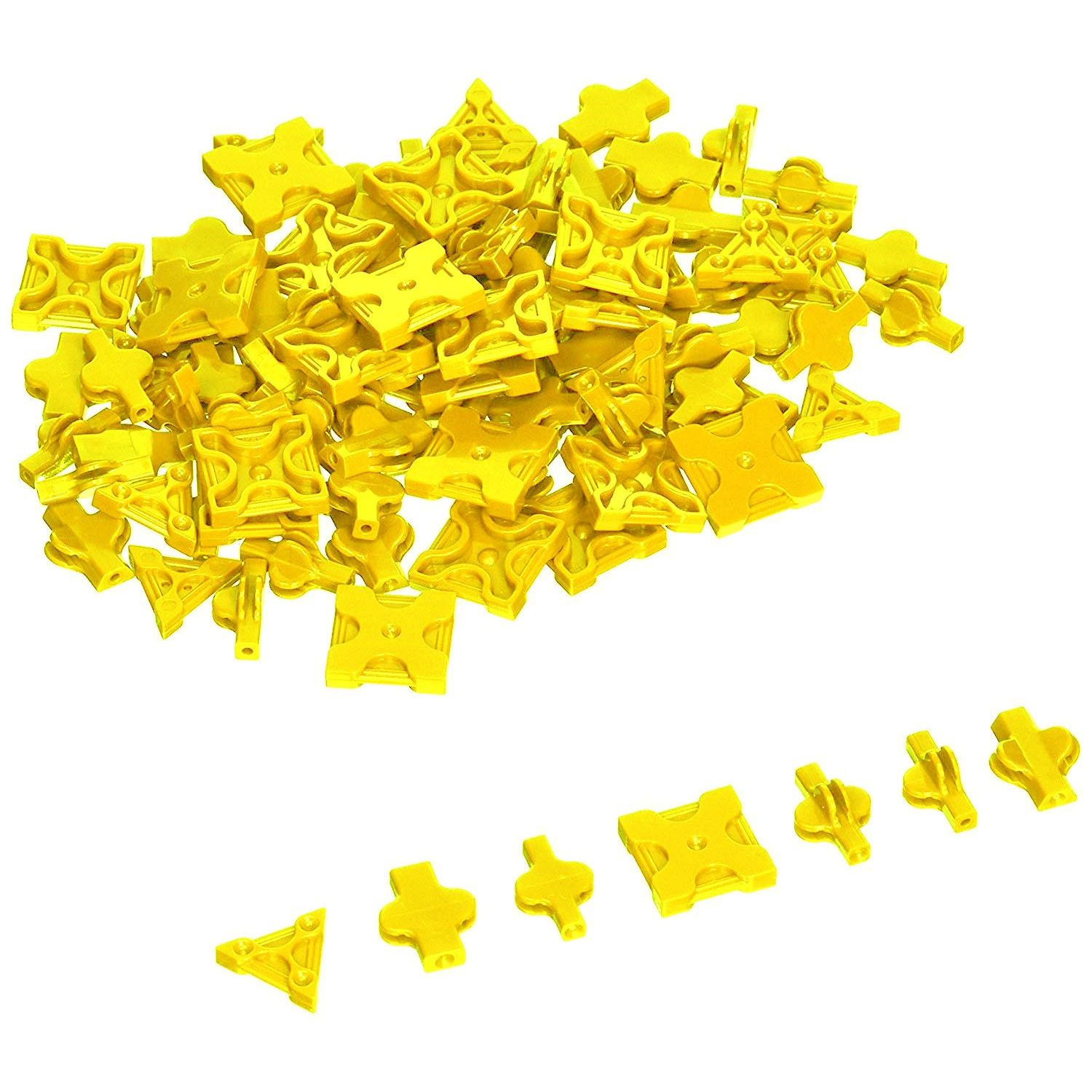 Jucarii LaQ Freestyle galben 100 piese fotografia produsului