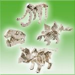 Schelet triceratop LaQ 320 piese fotografia produsului View 5 S