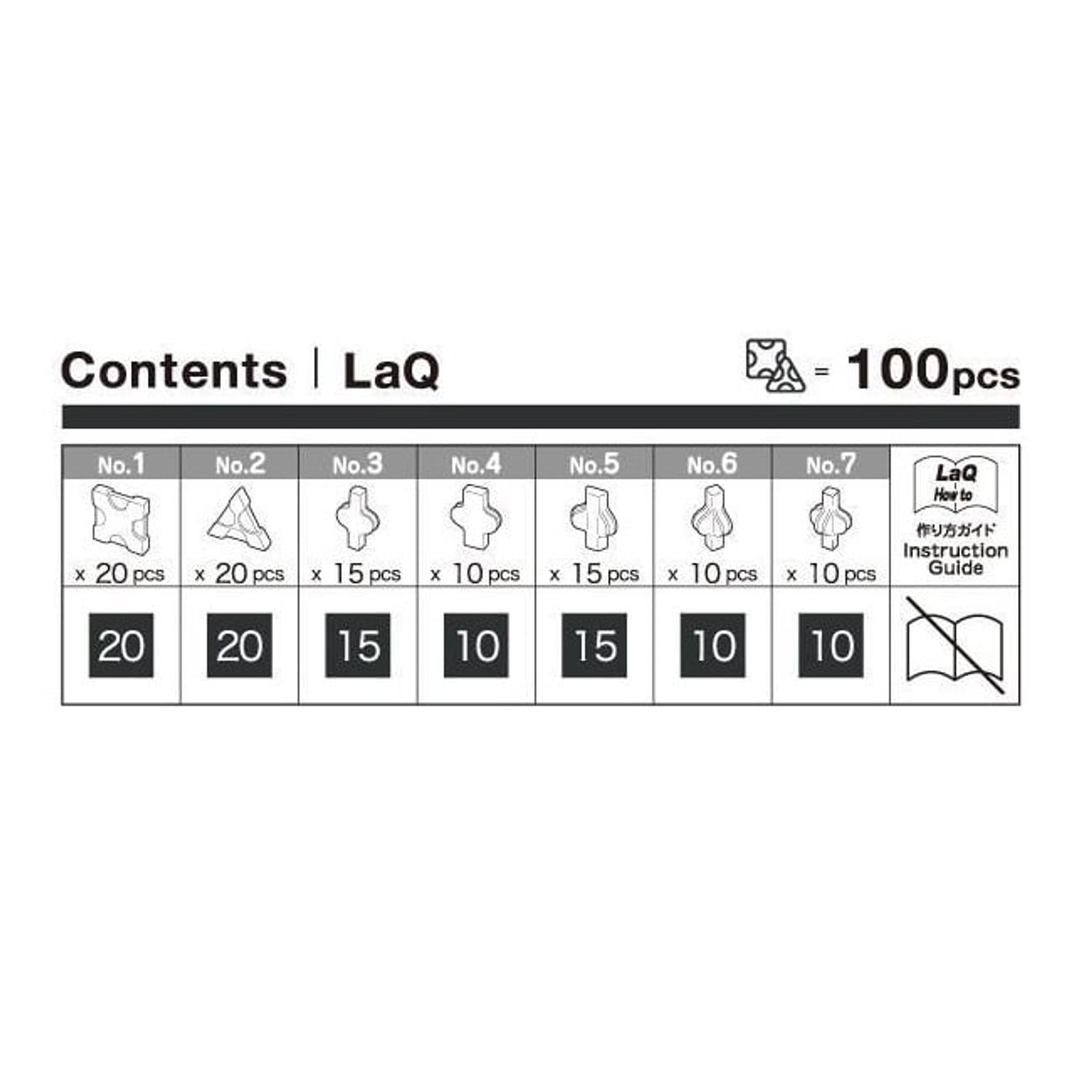 Jucarii LaQ Freestyle negru 100 piese fotografia produsului View 4 L
