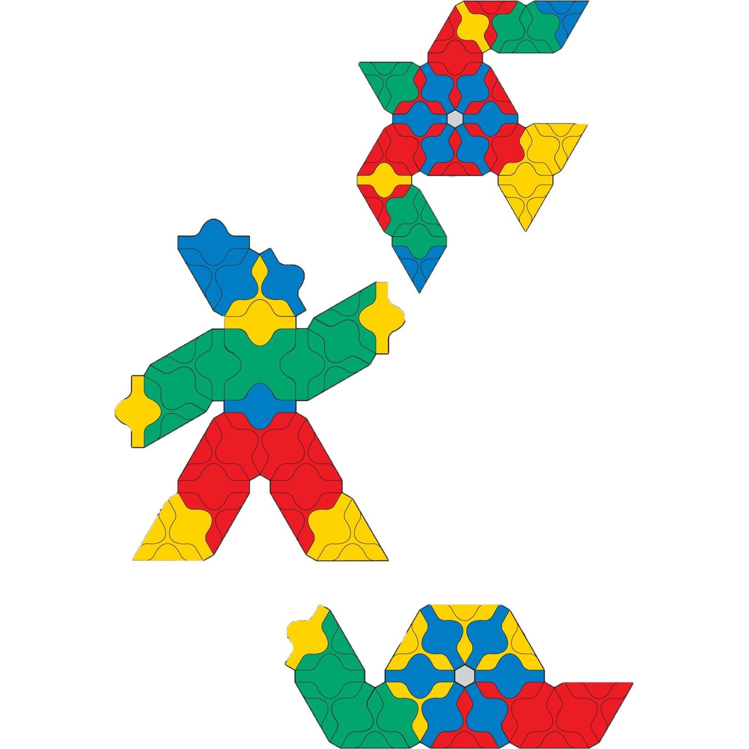 Piese pentru initiere LaQ Try 60 piese fotografia produsului