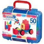 Cutie 50 cuburi de construit Bristle Blocks fotografia produsului