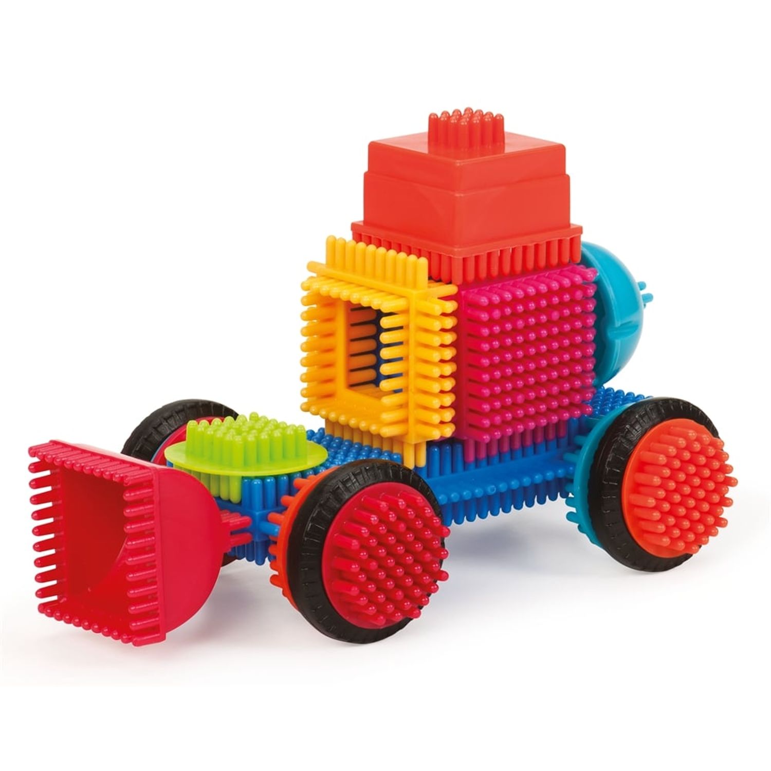 Cutie 50 cuburi de construit Bristle Blocks fotografia produsului View 4 L