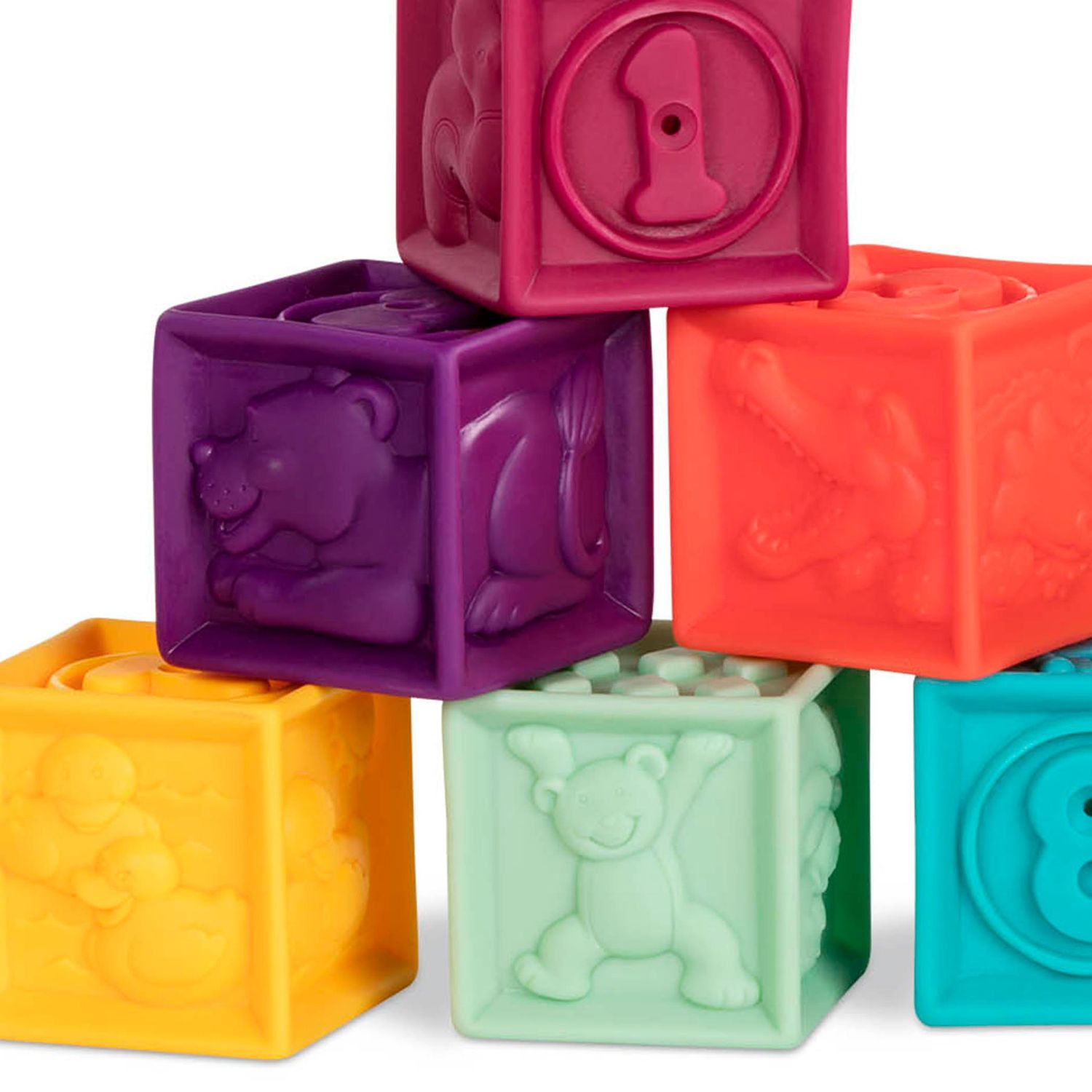 10 Cuburi moi B.Toys fotografia produsului View 5 L