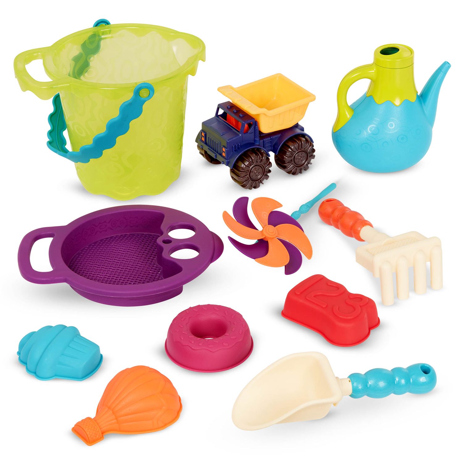 Jucarii de nisip B.Toys - verde fotografia produsului View 3 L