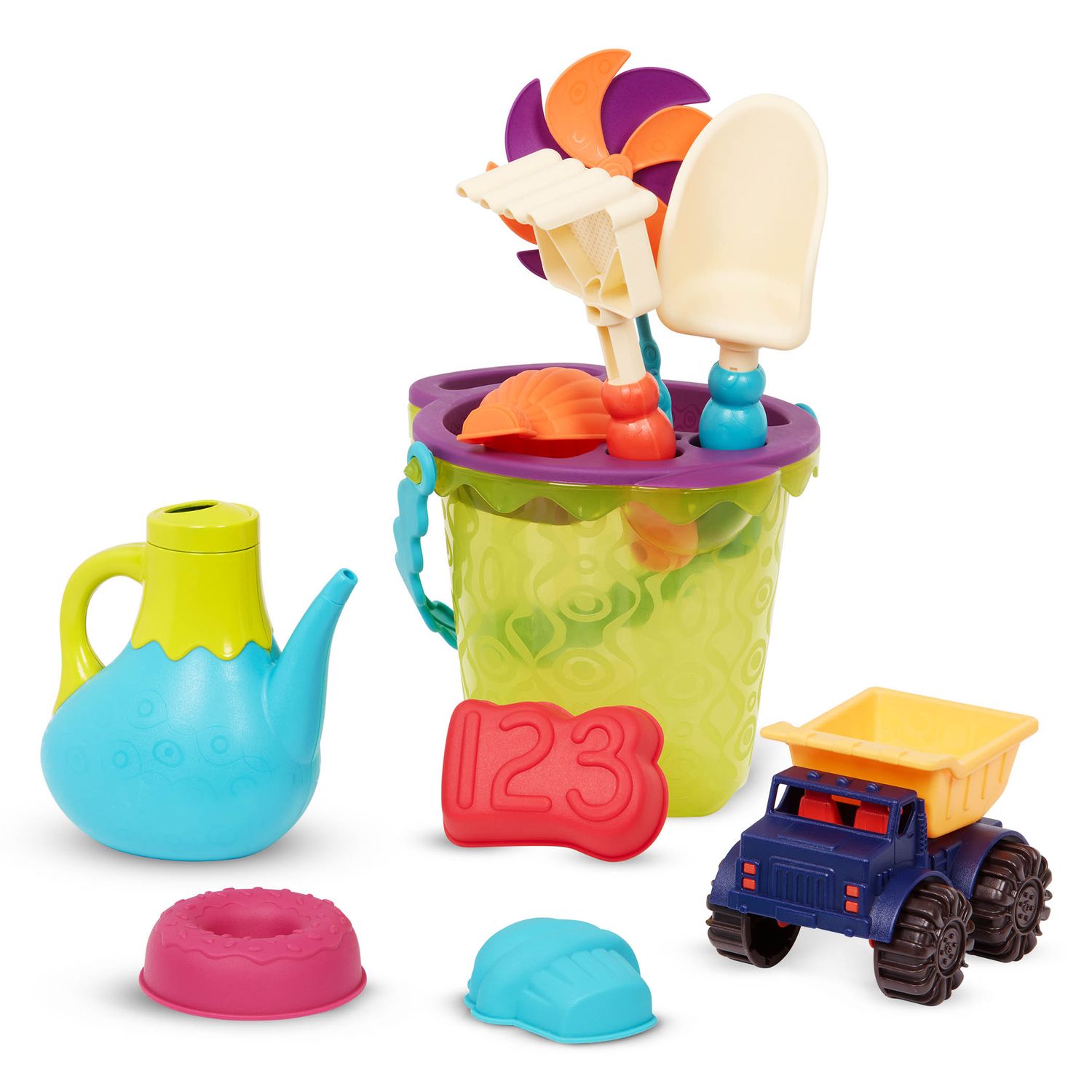 Jucarii de nisip B.Toys - verde fotografia produsului View 4 L