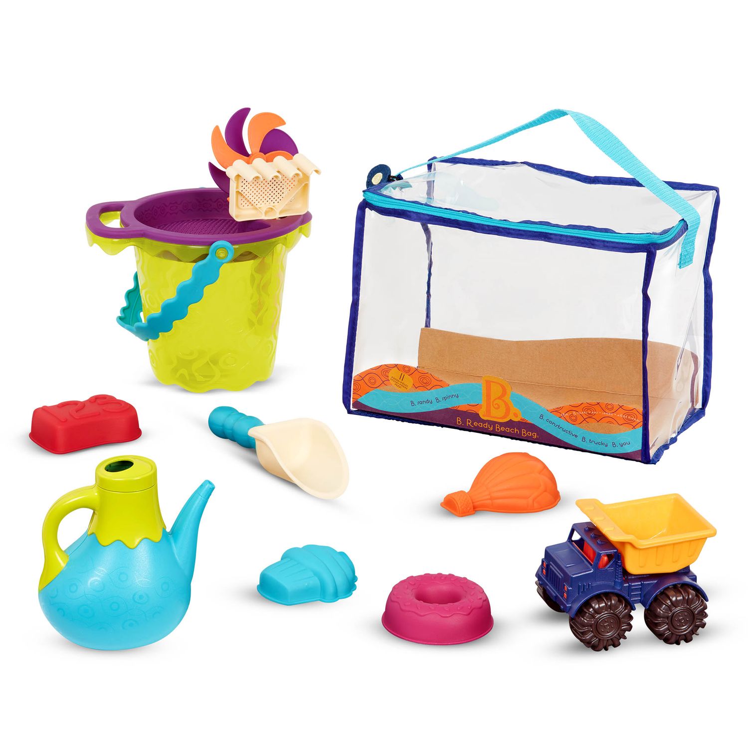 Jucarii de nisip B.Toys - verde fotografia produsului View 2 L