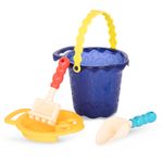 Galeata cu 9 jucarii de nisip albastra B.Toys fotografia produsului View 3 S