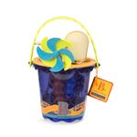 Galeata cu 9 jucarii de nisip albastra B.Toys fotografia produsului View 6 S