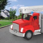 Camion de pompieri Micro Driven 22.8 x 10 x 10.2 cm fotografia produsului View 4 S