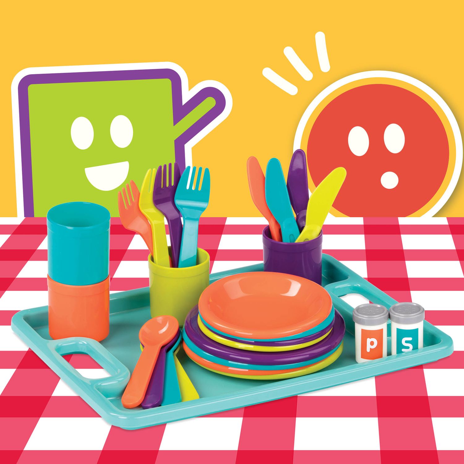 Set de cina 27 piese pentru 4 copii Battat fotografia produsului View 4 L