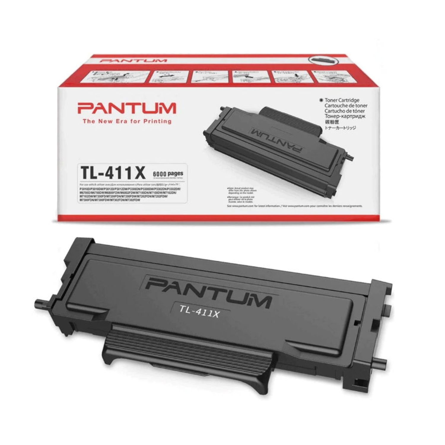 Toner Pantum TL-411X, 6000 Pagini (Negru) fotografia produsului View 2 L
