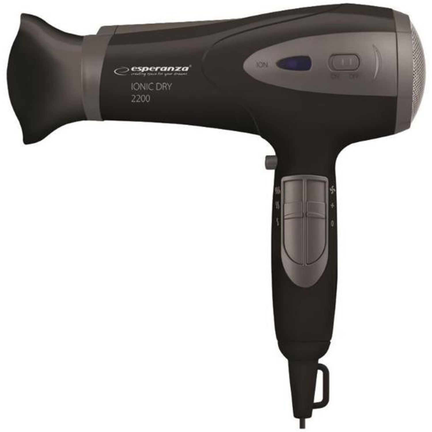 Uscator de par Esperanza EBH005K, 2200W (Negru) fotografia produsului