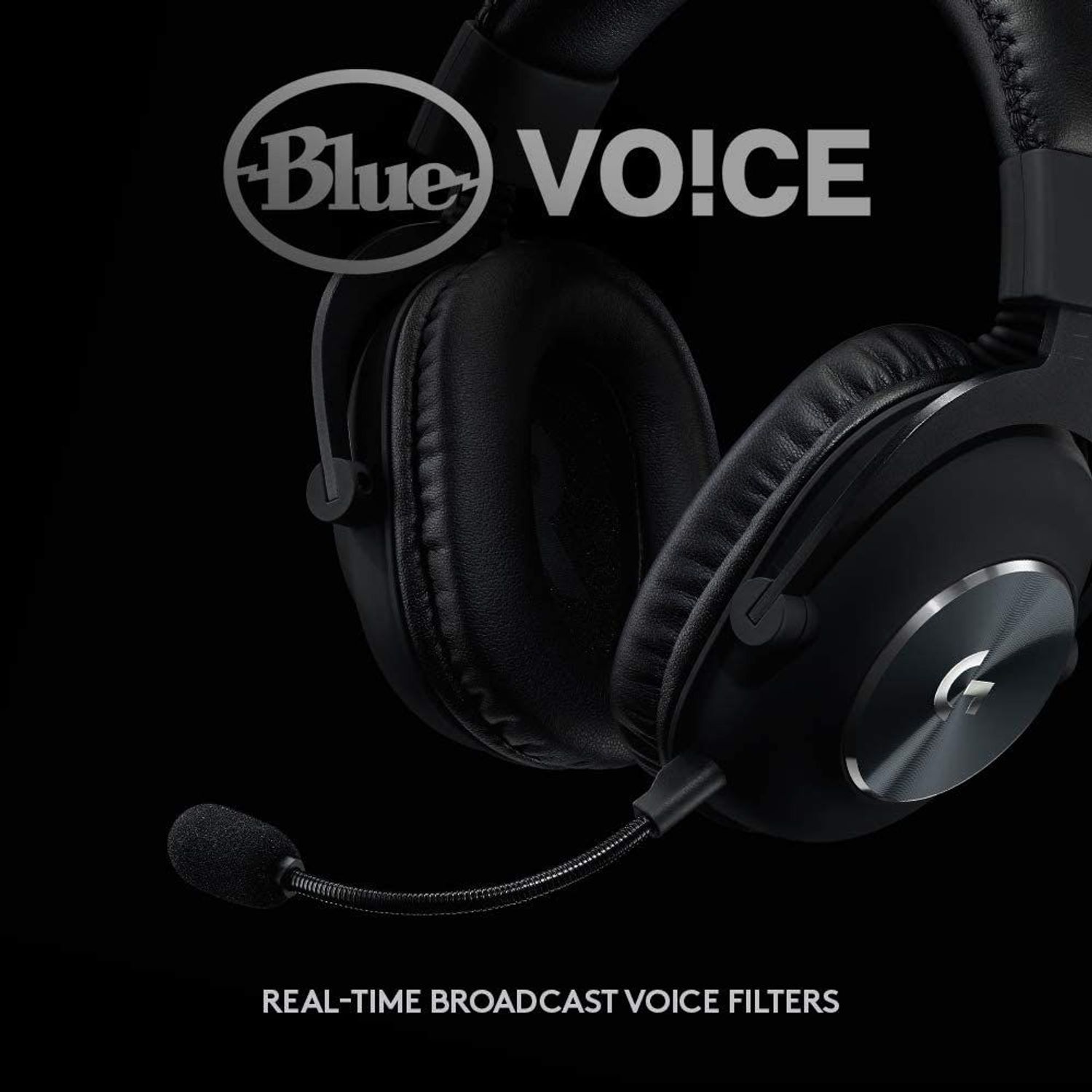 Casti Gaming Wireless Logitech Pro X Lightspeed, Microfon, Surround 7.1 (Negru) fotografia produsului View 8 L