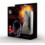 Casti Gaming Gembird GHS-05-O, Microfon (Negru/Portocaliu) fotografia produsului View 4 S