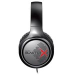 Casti cu Microfon Creative Sound BlasterX H3 Gaming, (Negru/Rosu) fotografia produsului View 2 S