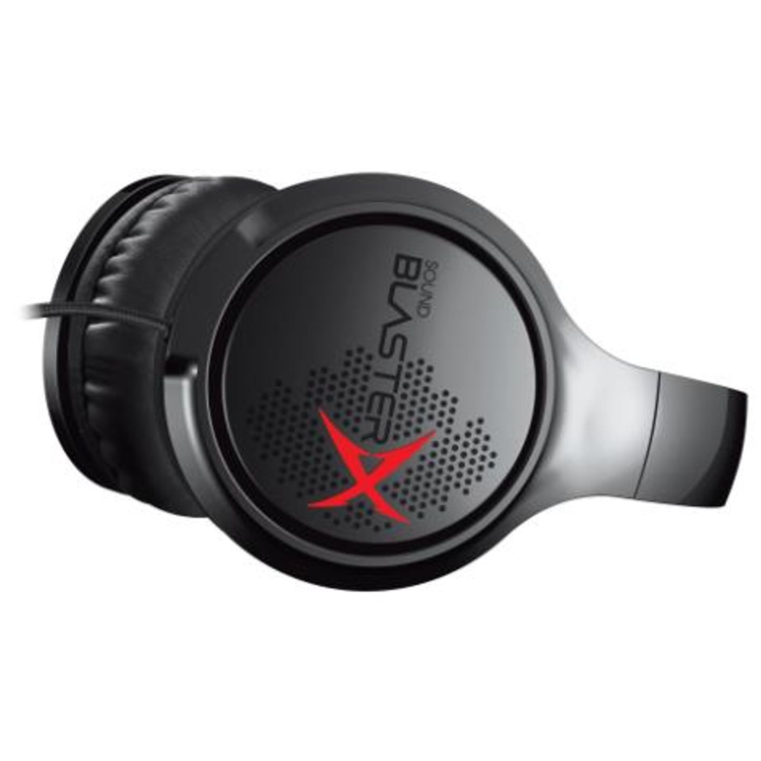 Casti cu Microfon Creative Sound BlasterX H3 Gaming, (Negru/Rosu) fotografia produsului View 3 L