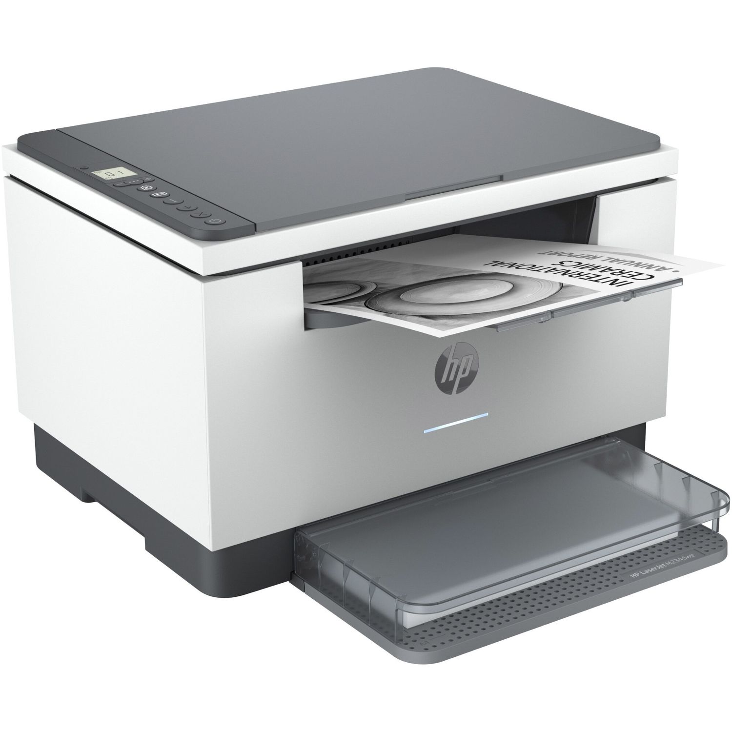 Multifunctional Monocrom HP Plus M234dwe, Retea, Wireless, Duplex, A4, Eligibil HP Instant Ink (Alb/Gri) fotografia produsului View 2 L
