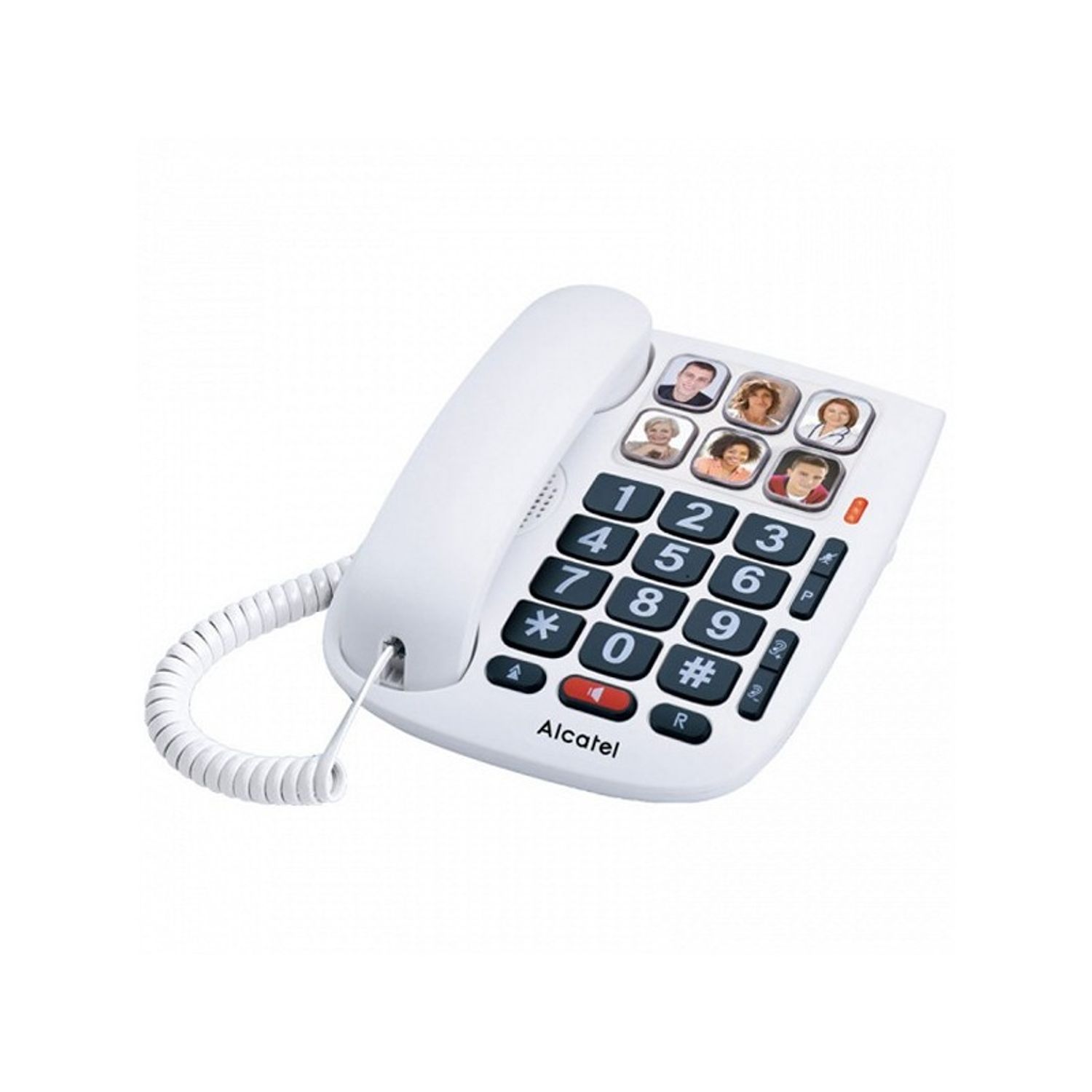 Telefon fix  Alcatel TMAX, pentru seniori, Alb fotografia produsului