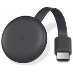 Media player Google Chromecast 3, Full HD, HDMI Streaming, bulk (Negru) fotografia produsului