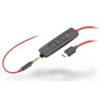 Casti cu Microfon Poly Blackwire C3225, USB-C (Negre) fotografia produsului View 2 S
