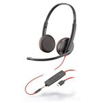 Casti cu Microfon Poly Blackwire C3225, USB-C (Negre) fotografia produsului