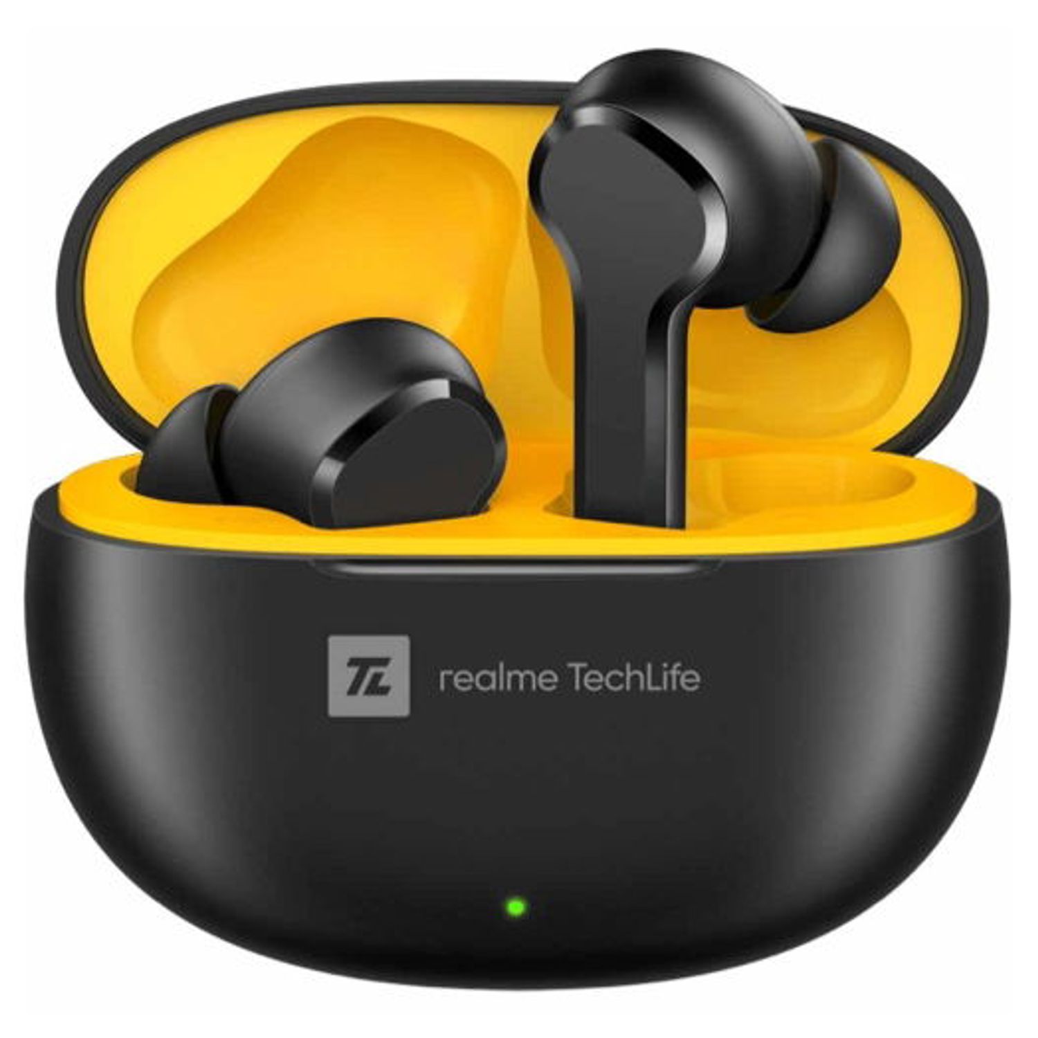Casti Wireless Realme T100, Bluetooth, IPX5, Microfon (Negru) fotografia produsului View 2 L