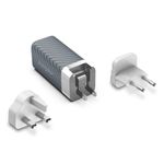 Incarcator retea Energizer A65MU, 65W, USB, USB-C (Gri) fotografia produsului View 2 S